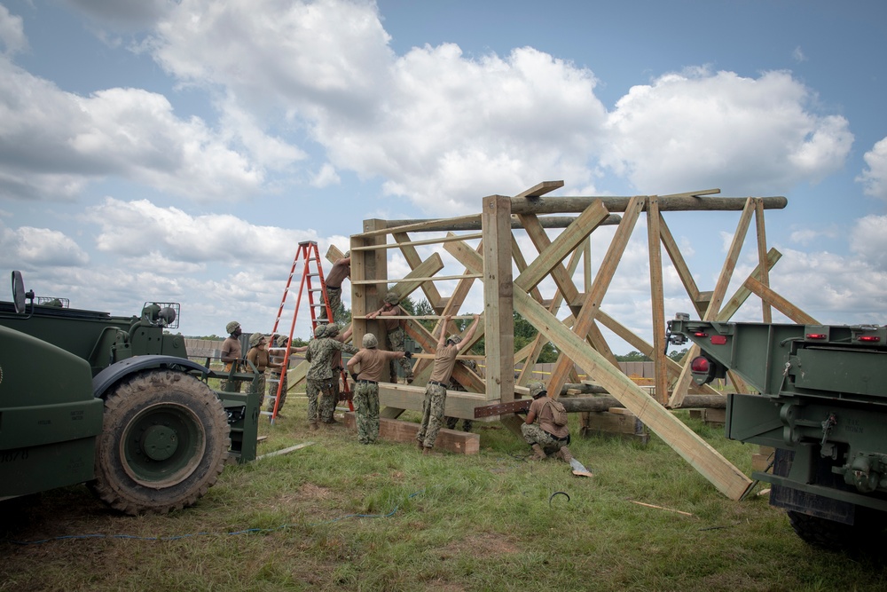 Naval Mobile Construction Battalion (NMCB) 133's field training exercise (FTX)