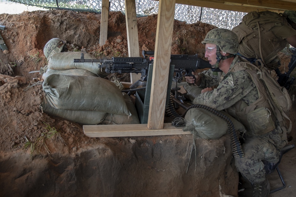 Naval Mobile Construction Battalion (NMCB) 133 conducts a field training exercise