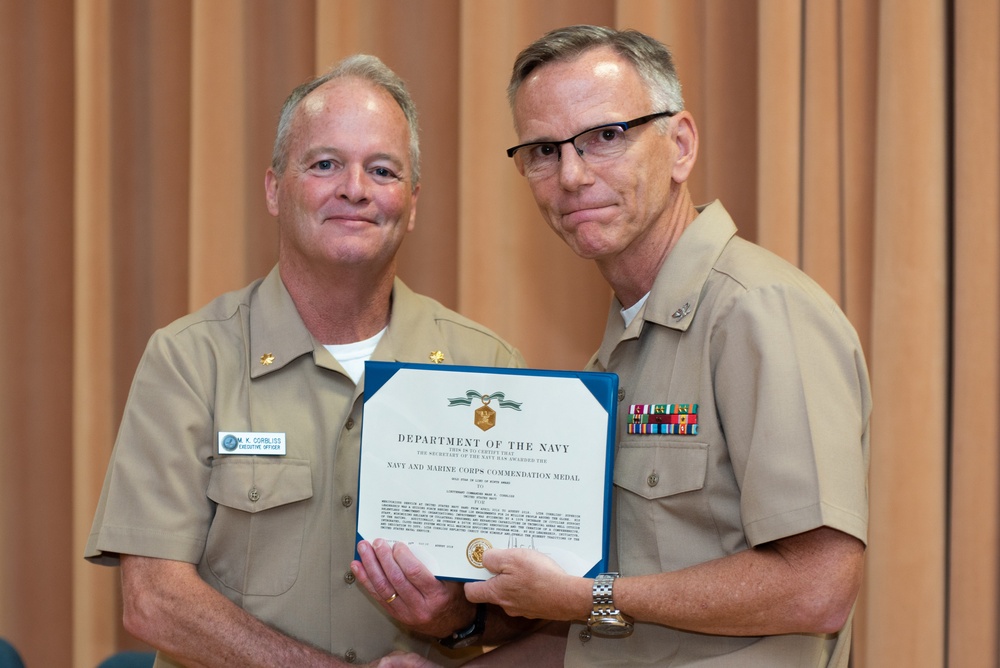 CDR Mark Corbliss farewell