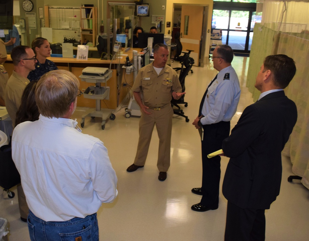 Naval Hospital Bremerton hosts Defense Health Agency assistant director for Combat Support Agency