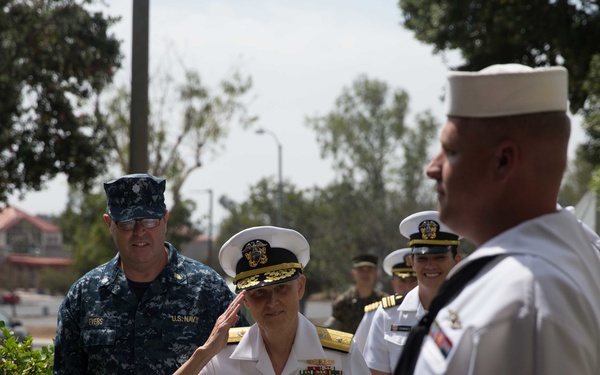 U.S. Navy Rear Admiral Gayle D. Shaffer visits Camp Pendleton