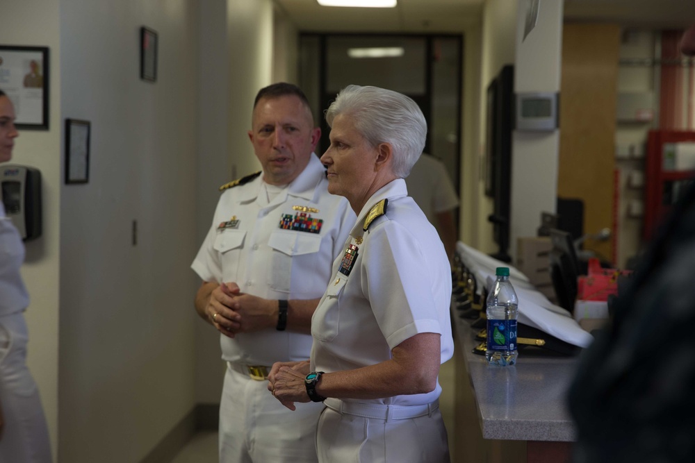 U.S. Navy Rear Admiral Gayle D. Shaffer visits Camp Pendleton