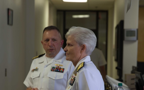 U.S. Navy Rear Admiral Gayle D. Shaffer visits Camp Pendleton
