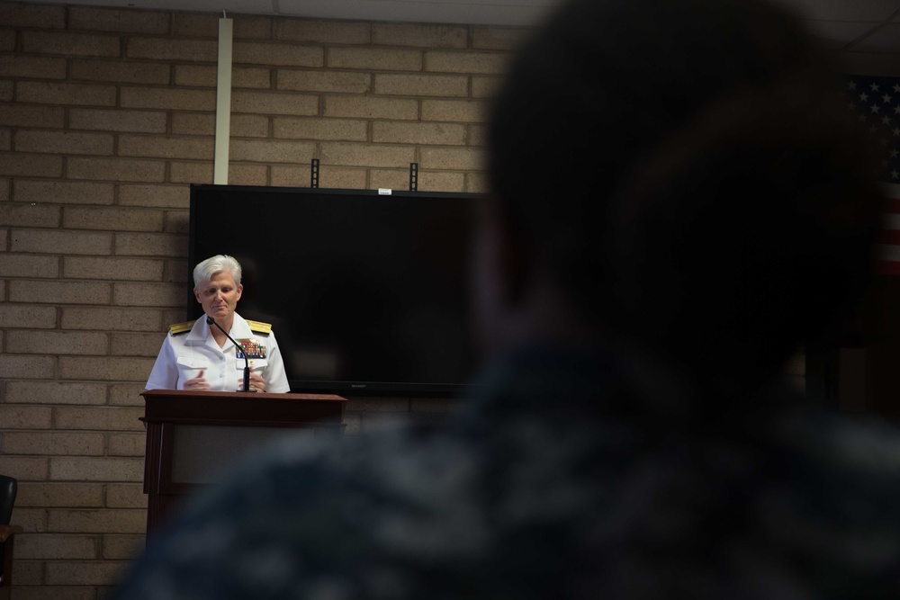 U.S. Navy Rear Admiral Gayle D. Shaffer visits Camp Pendleton