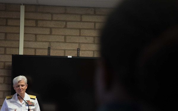 U.S. Navy Rear Admiral Gayle D. Shaffer visits Camp Pendleton