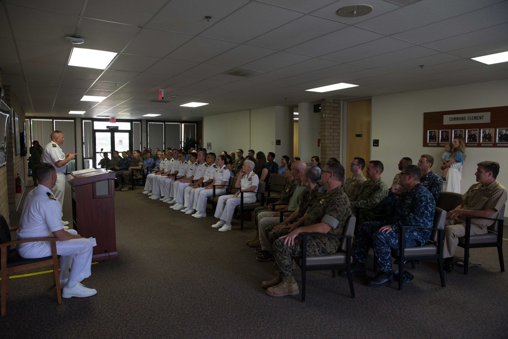 U.S. Navy Rear Admiral Gayle D. Shaffer visits Camp Pendleton