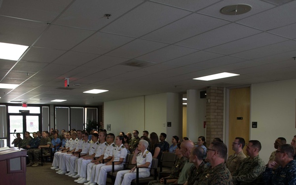 U.S. Navy Rear Admiral Gayle D. Shaffer visits Camp Pendleton