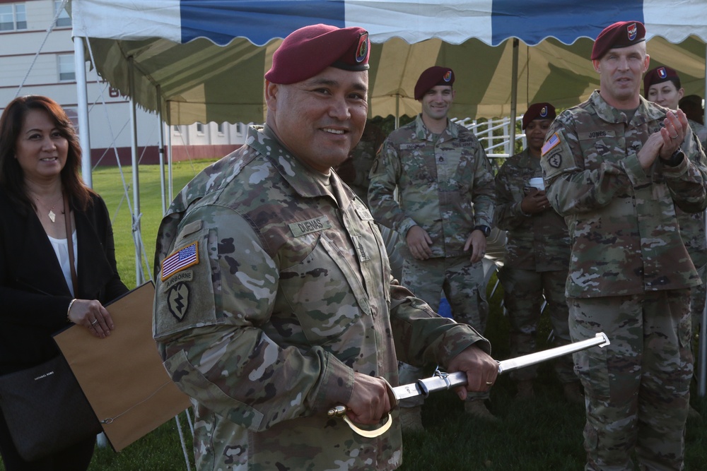 Spartans farewell Command Sgt. Maj.