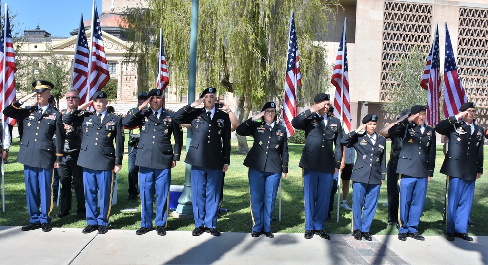 Recruiters honor Sen. John McCain as body laid in Arizona State Capitol