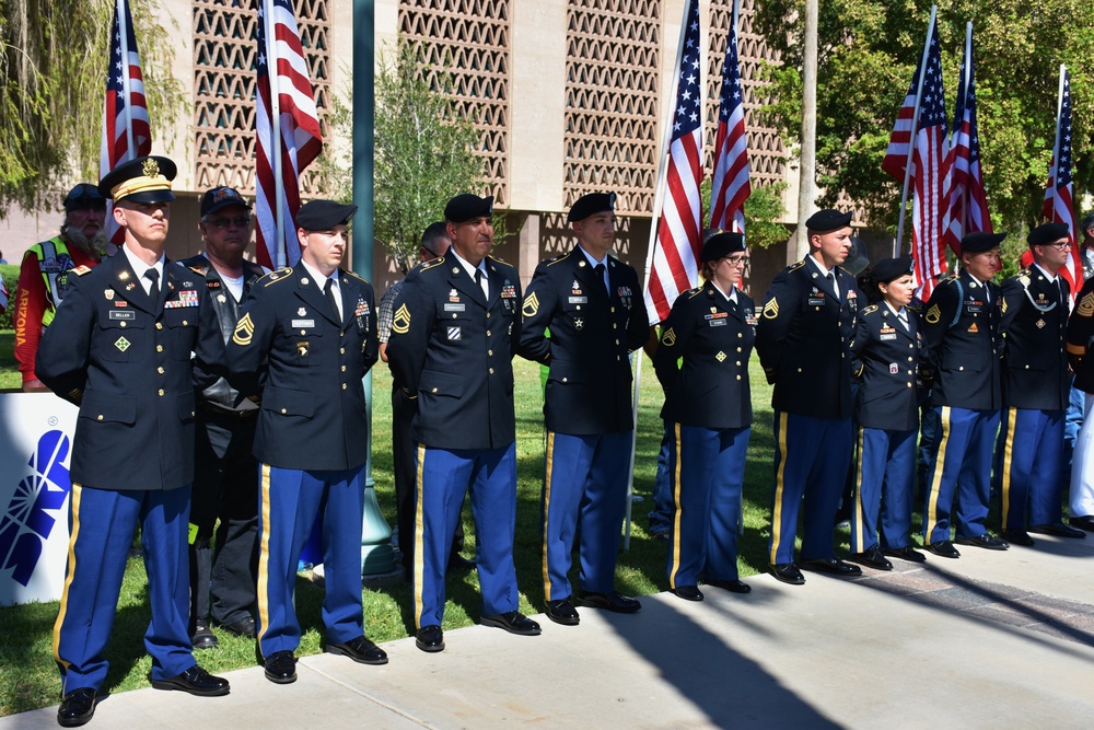 Recruiters honor Sen. John McCain as body laid in Arizona State Capitol