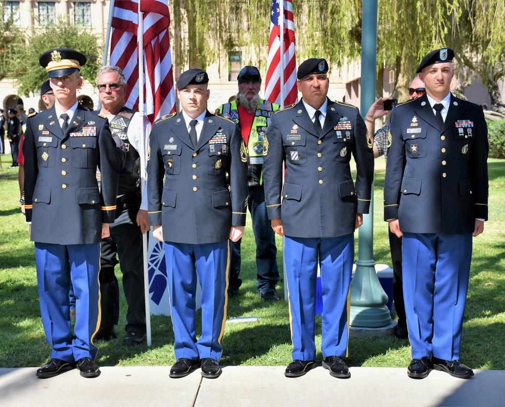 Recruiters honor Sen. John McCain as body laid in Arizona State Capitol
