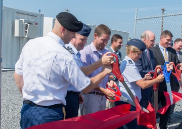 102nd Intelligence Wing unveils Otis Microgrid at ribbon cutting event