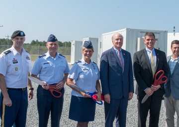 102nd Intelligence Wing unveils Otis Microgrid at ribbon cutting event