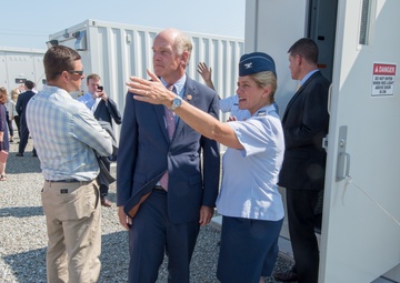 102nd Intelligence Wing unveils Otis Microgrid at ribbon cutting event