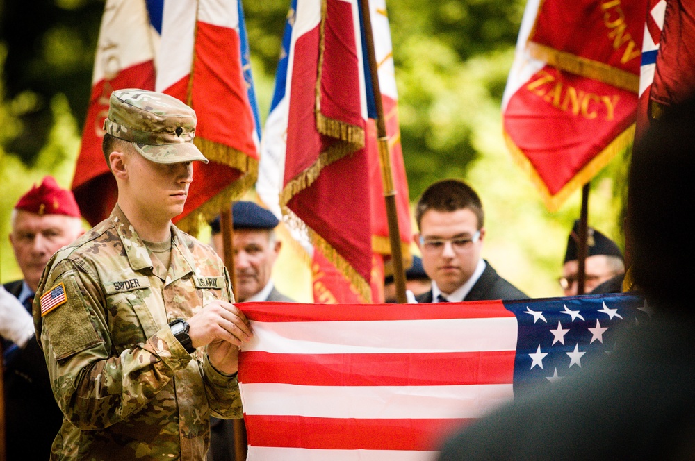 National Guard Soldiers take part in World War I Centennial Commemoration in France