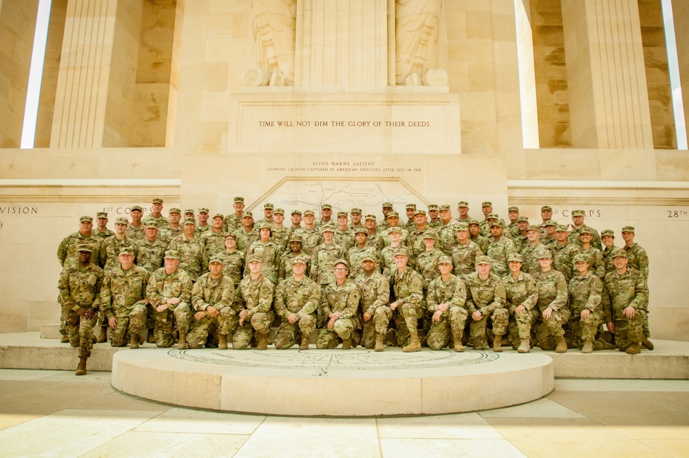 National Guard Soldiers take part in World War I Centennial Commemoration in France