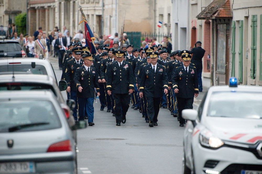 National Guard Soldiers take part in World War I Centennial Commemoration in France