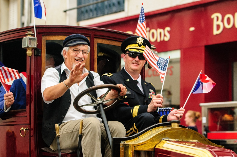 National Guard Soldiers take part in World War I Centennial Commemoration in France