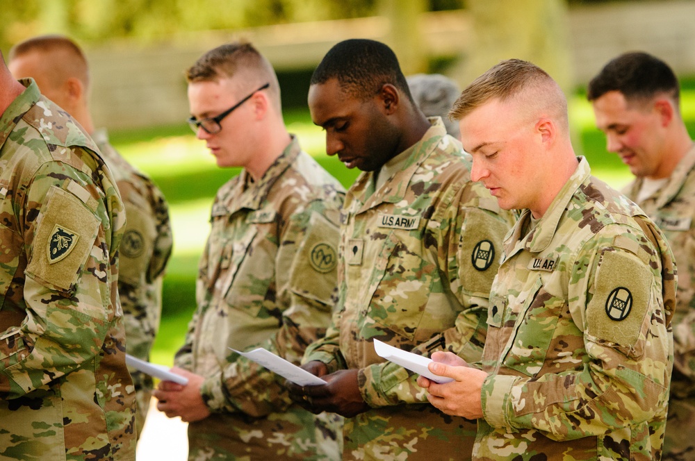 National Guard Soldiers take part in World War I Centennial Commemoration in France