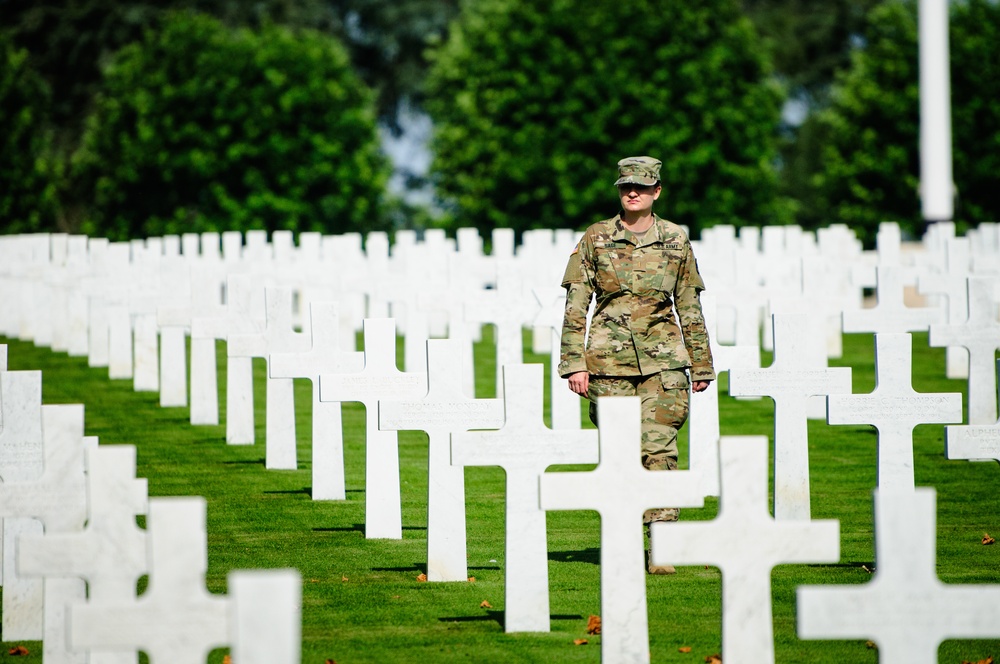 National Guard Soldiers take part in World War I Centennial Commemoration in France