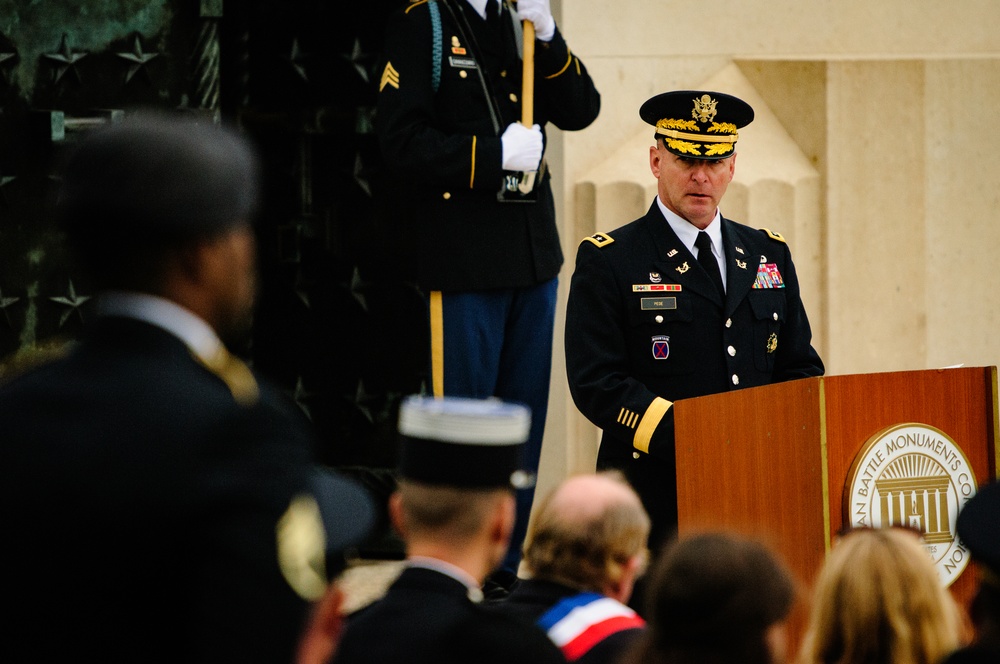 National Guard Soldiers take part in World War I Centennial Commemoration in France