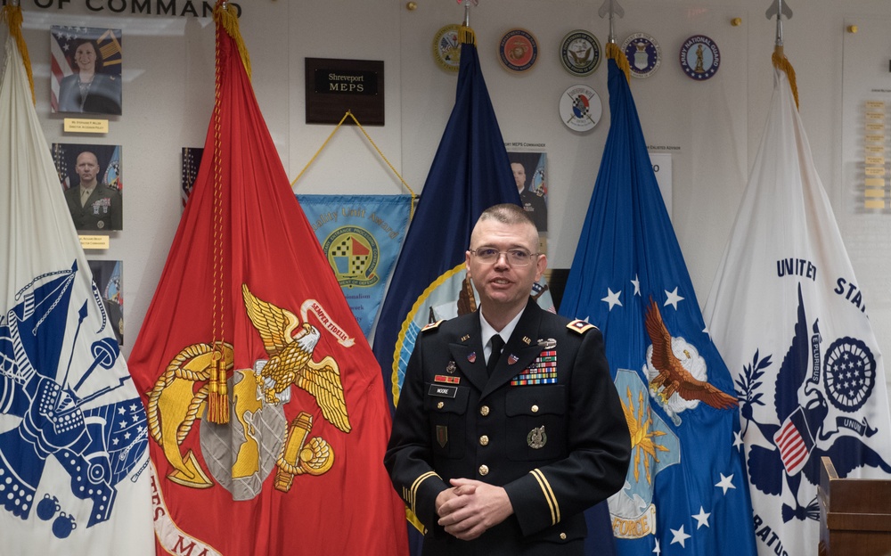 Shreveport MEPS Change of Command