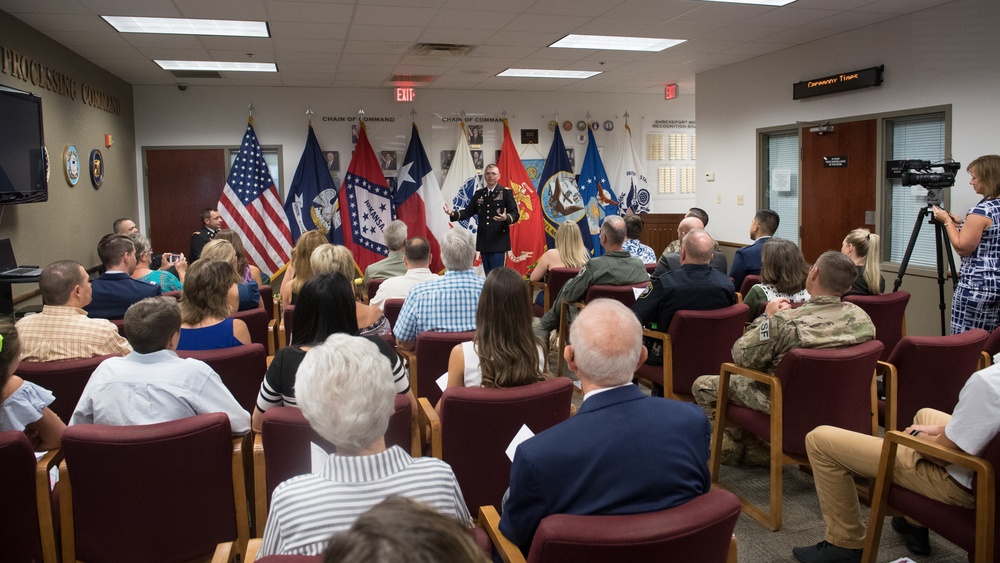 Shreveport MEPS Change of Command