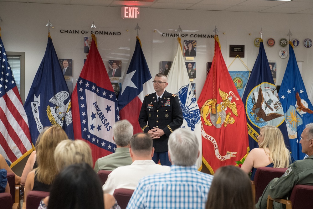 Shreveport MEPS Change of Command