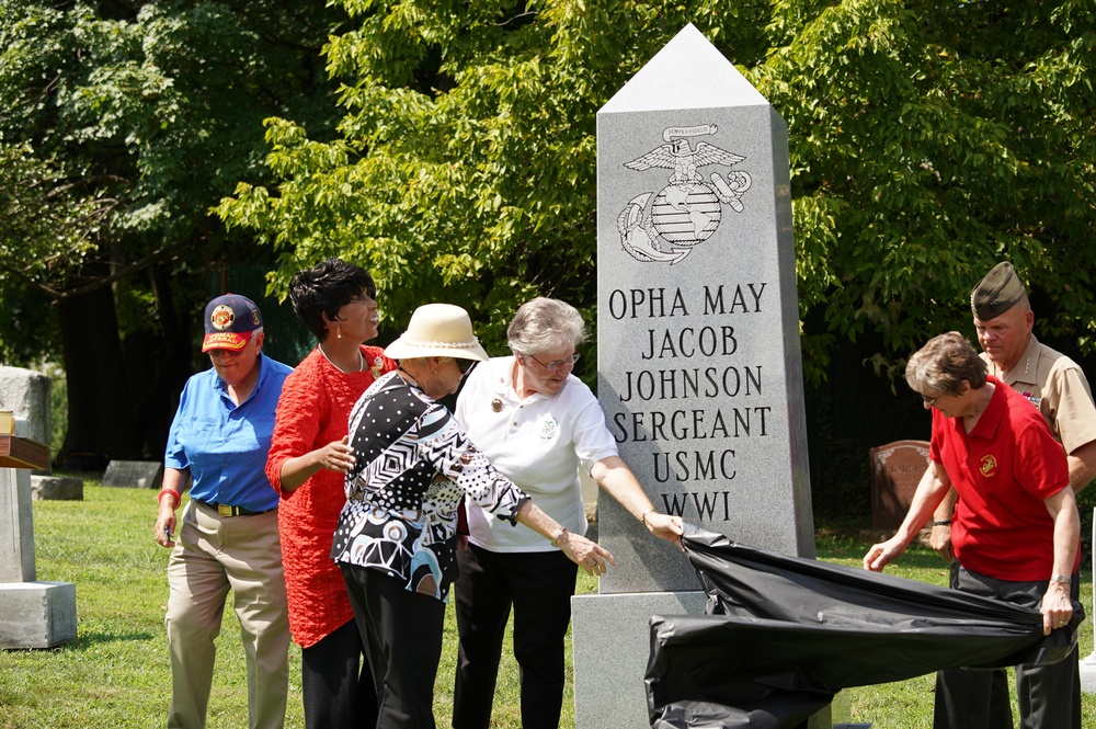 Opha May Johnson Monument