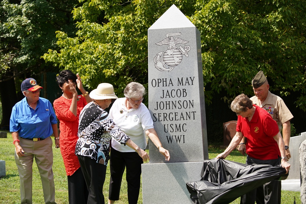 Opha May Johnson Monument