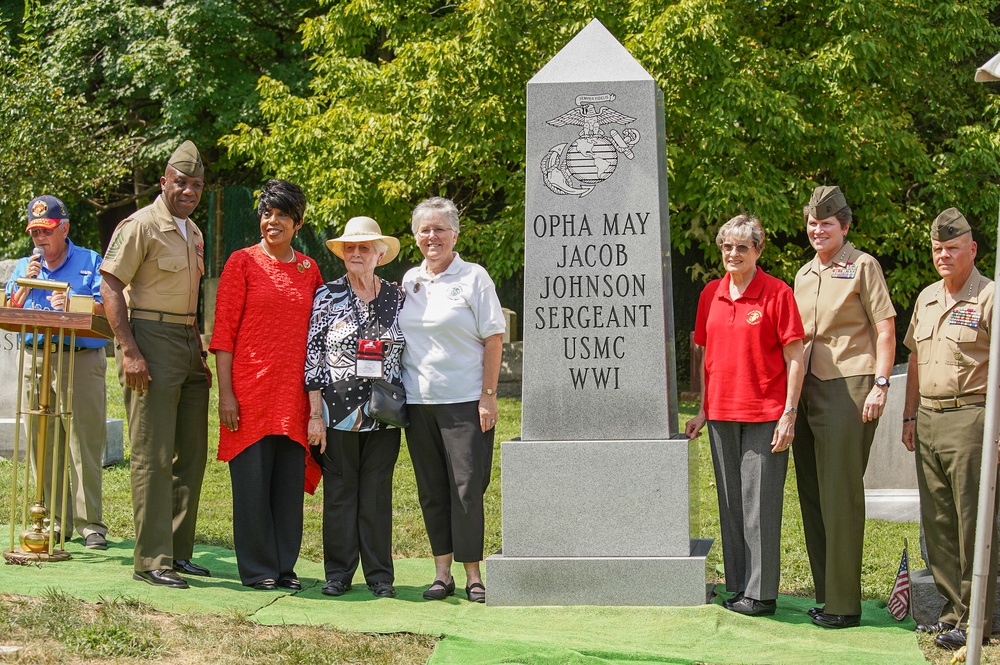 Opha May Johnson Monument