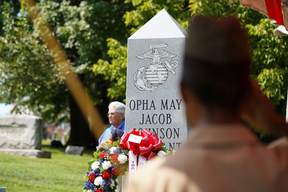 Opha May Johnson Monument