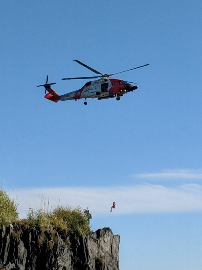 Coast Guard Air Station Kodiak conducts vertical surface training in Kodiak, Alaska