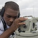 USS America Sailors stands watch