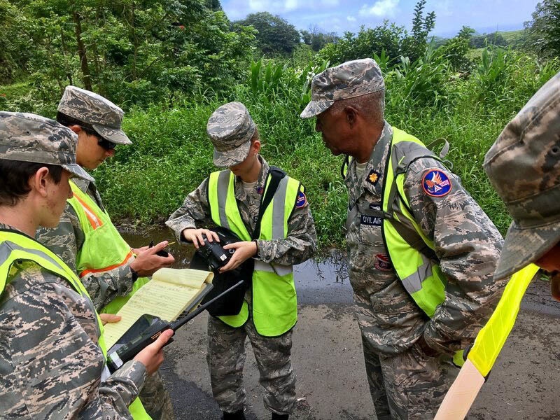 Cadets essential in post-hurricane data collection