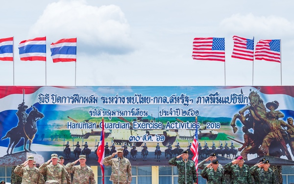 Hanuman Guardian 2018 wraps up between US Army, Army National Guard and Royal Thai Army