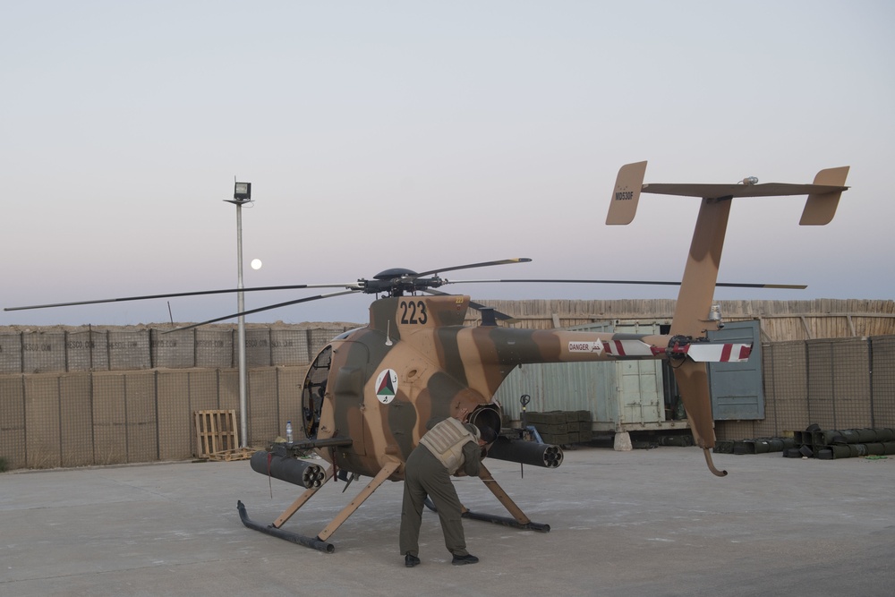 Afghan Air Force supports 209th Corps movement