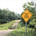 Water crossing sign at Fort McCoy