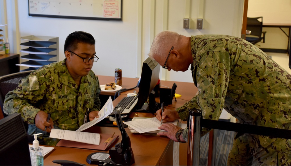 Coastal Riverine Squadron Four processes through ECRC