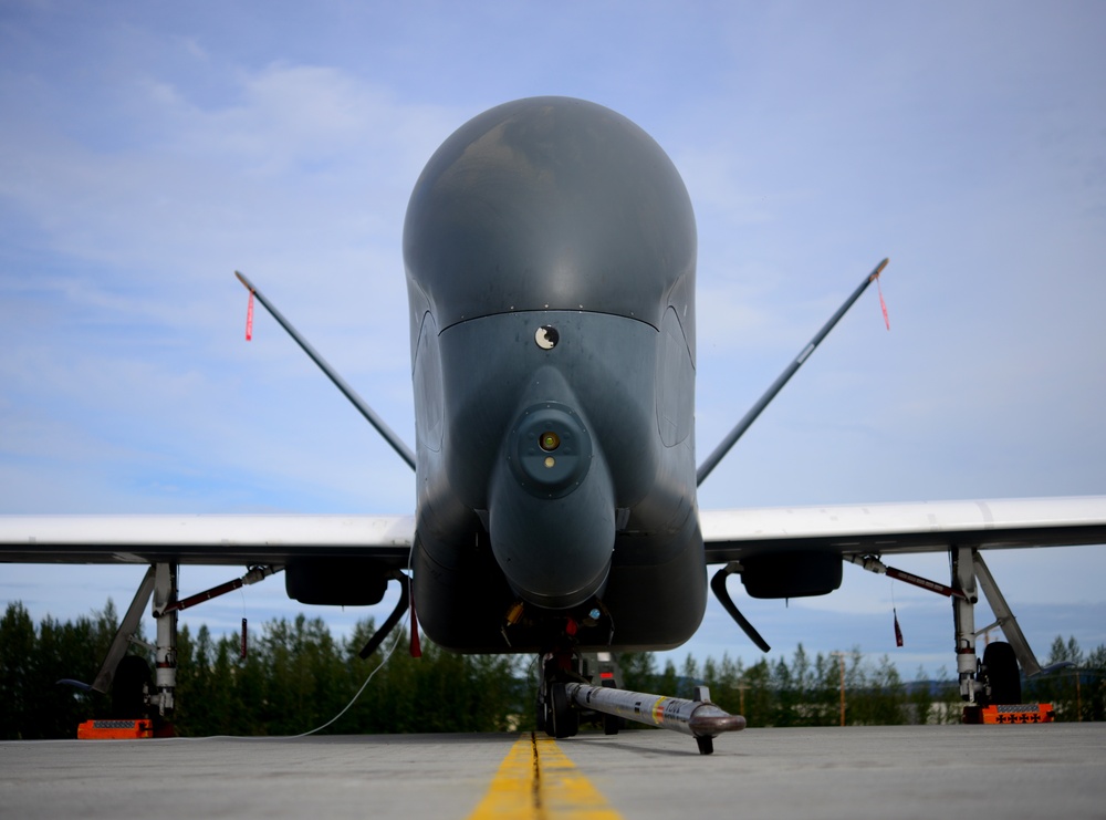 RQ-4 Global Hawk at RED FLAG-Alaska
