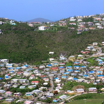 U.S. Virgin Islands from above