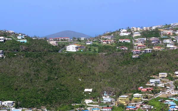 U.S. Virgin Islands from above