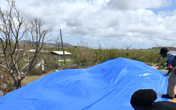 Operation Blue Roof is Being Installed in the U.S. Virgin Islands.
