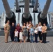 USS Wisconsin (BB-64) hosts a re-enlistment ceremony