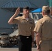 USS Wisconsin (BB-64) hosts a re-enlistment ceremony