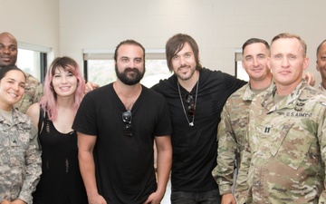 Sick Puppies perform for JTF Troopers &amp; NSGB Residents