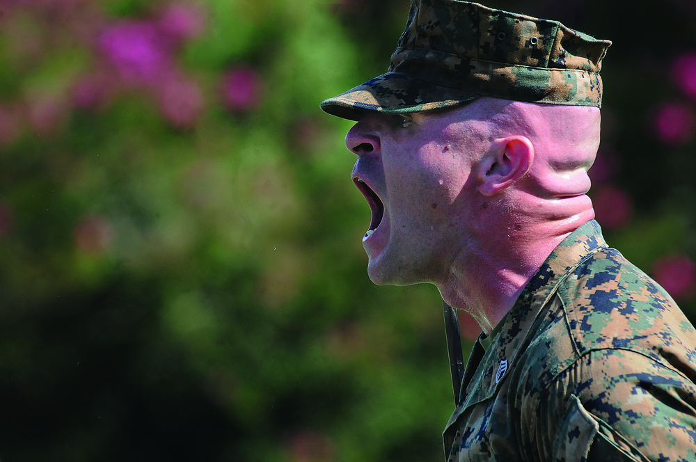 Soldiers show off drill skills