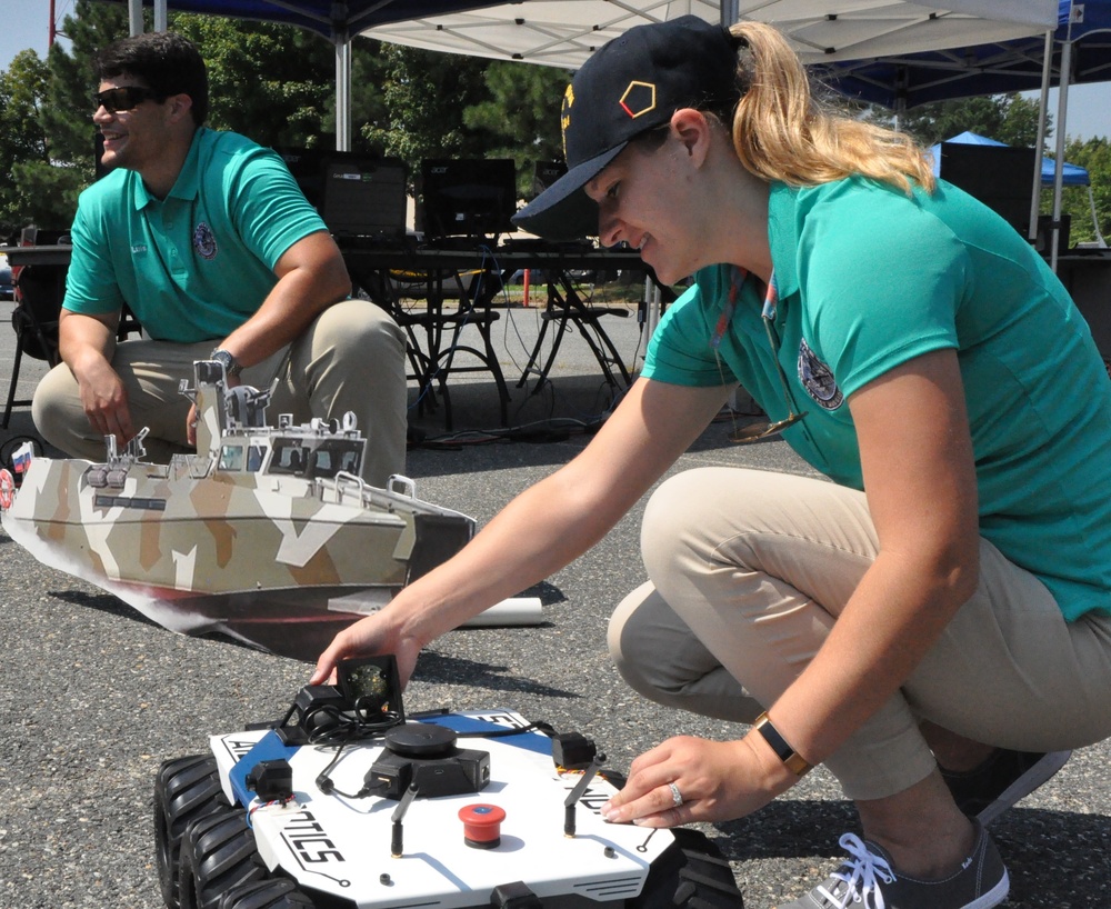 Junior Navy Technologists Create Autonomous Swarm Capability for Warfighters
