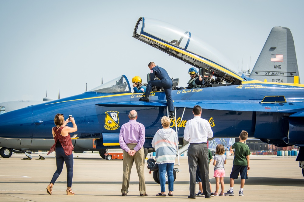 Blue Angels arrive in St. Joseph Missouri