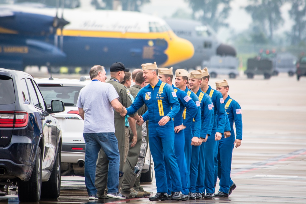 Blue Angels arrive in St. Joseph Missouri